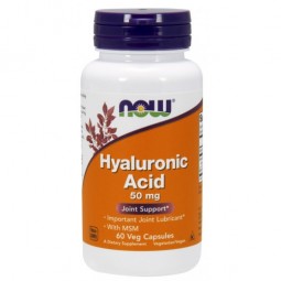 Hyaluronic Acid, 50mg + MSM